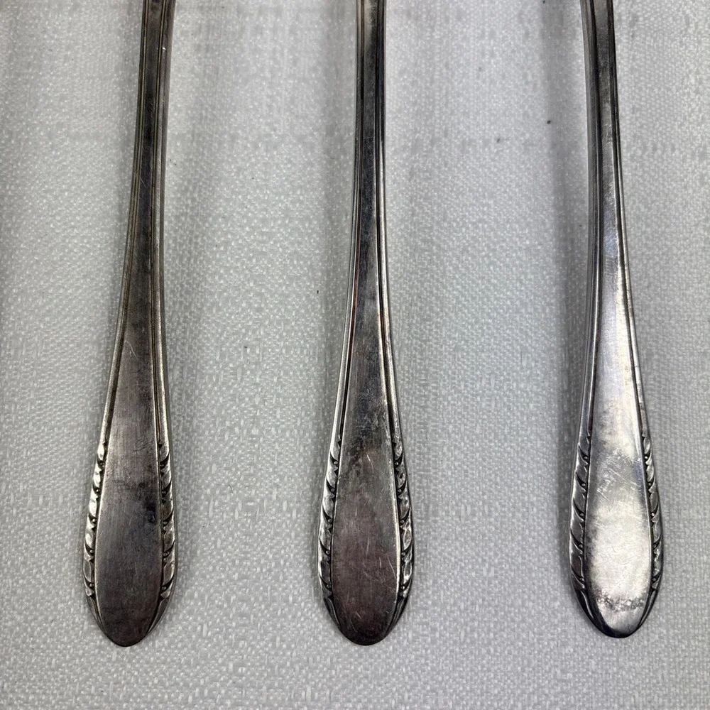 Vintage International Holmes & Edwards FIRST LADY Dinner‎ Soup Spoons Set Of 6